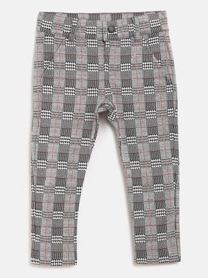 Long Trousers -Check Pattern